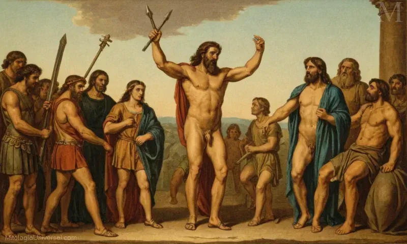 Vinke ilustración de Jocul Heracules