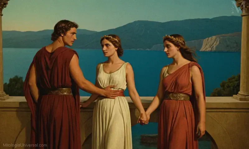 Ilustración de Dido y su trágica historia de amor en la mitología griega.