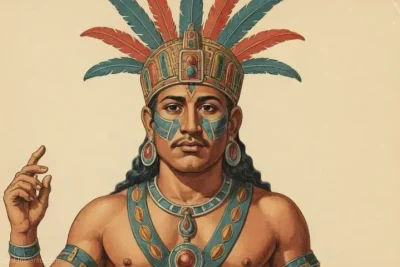 Ilustración de Xipe Totec