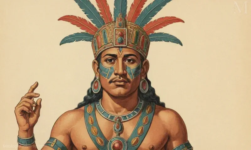 Ilustración de Xipe Totec