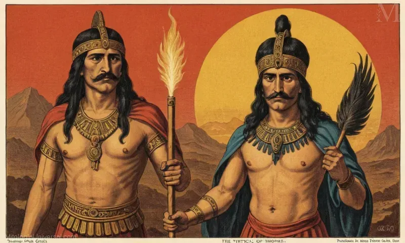 Ilustración de Xiuhtecuhtli