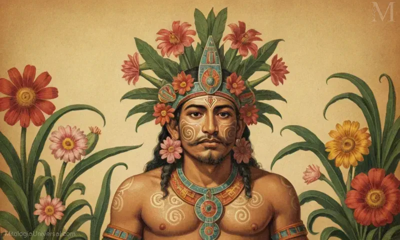 Ilustración de Xochipilli