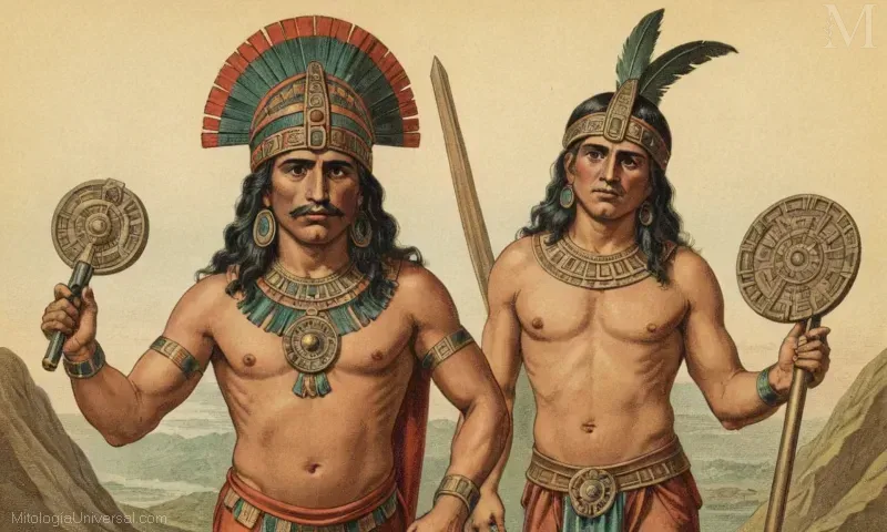 Ilustración vintage de Yacatecuhtli