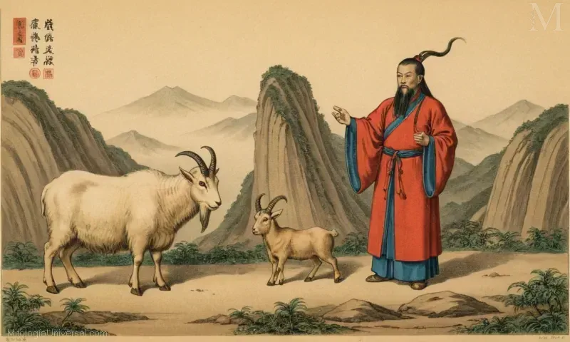 Ilustración de Zhang Guolao