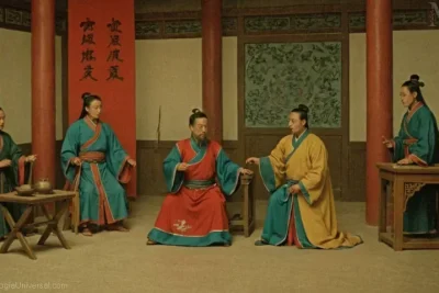 Ilustración de Zhigua de la antología Cuentos Extraños de China