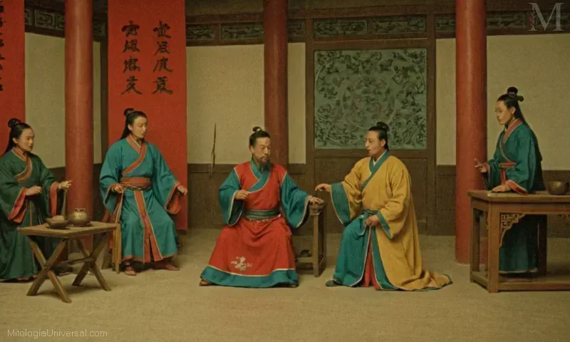 Ilustración de Zhigua de la antología Cuentos Extraños de China